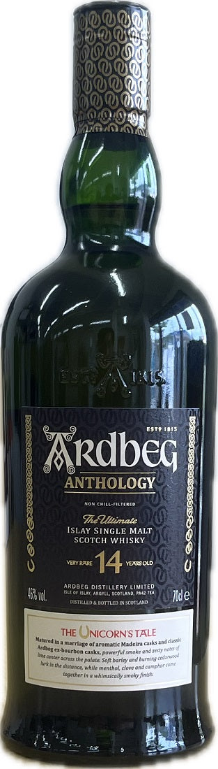 ウイスキー 46度 アードベッグ アンソロジー 14年 ユニコーンズテール 700ml 瓶 1本 並行
